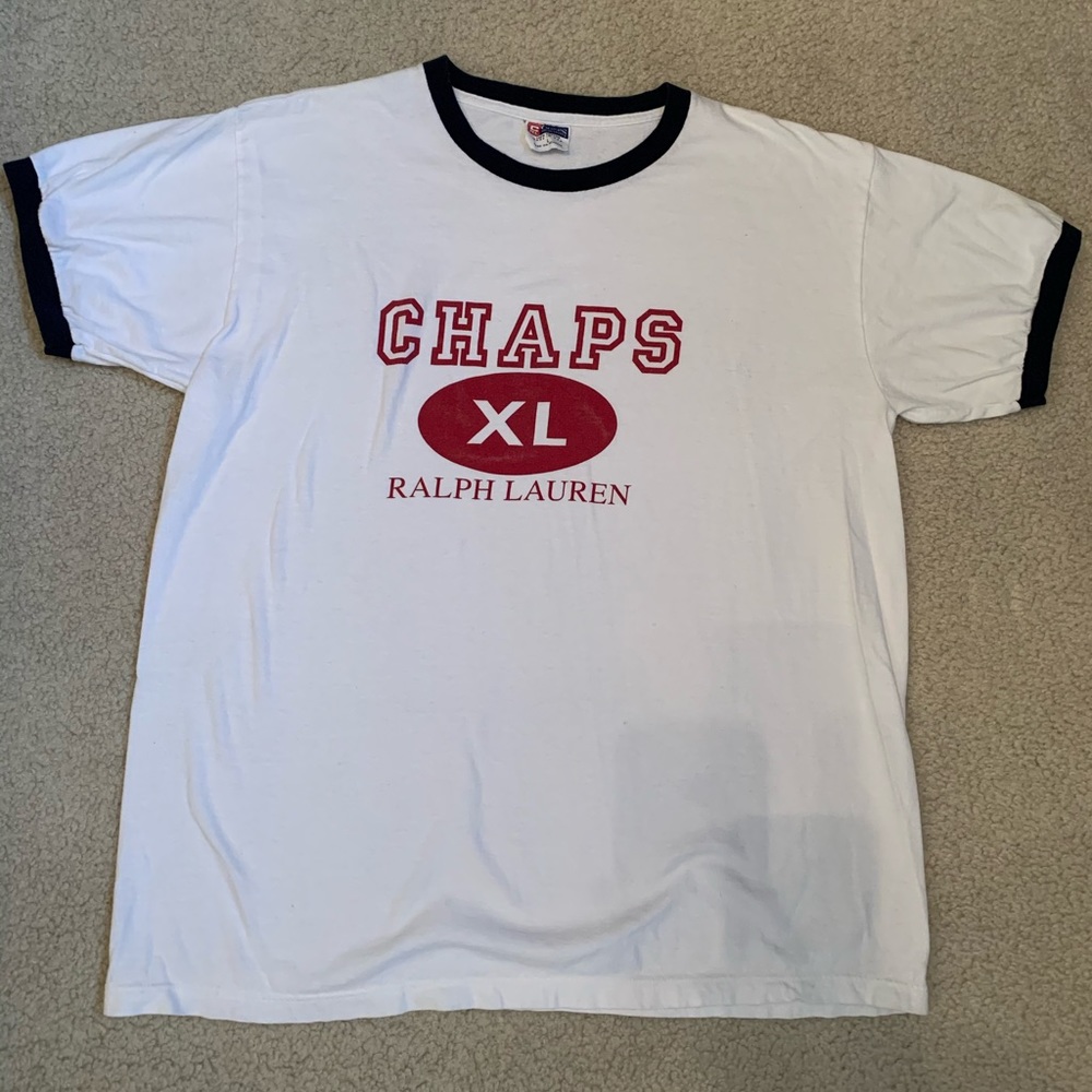 Vintage Chaps Ralph Lauren Ringer T-Shirt
